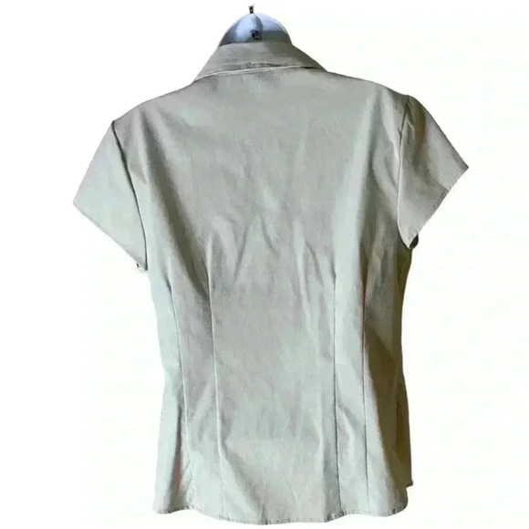 Style & Co. Women's Blouse Short Sleeves Size Small Stretch Top - Picture 2 of 5